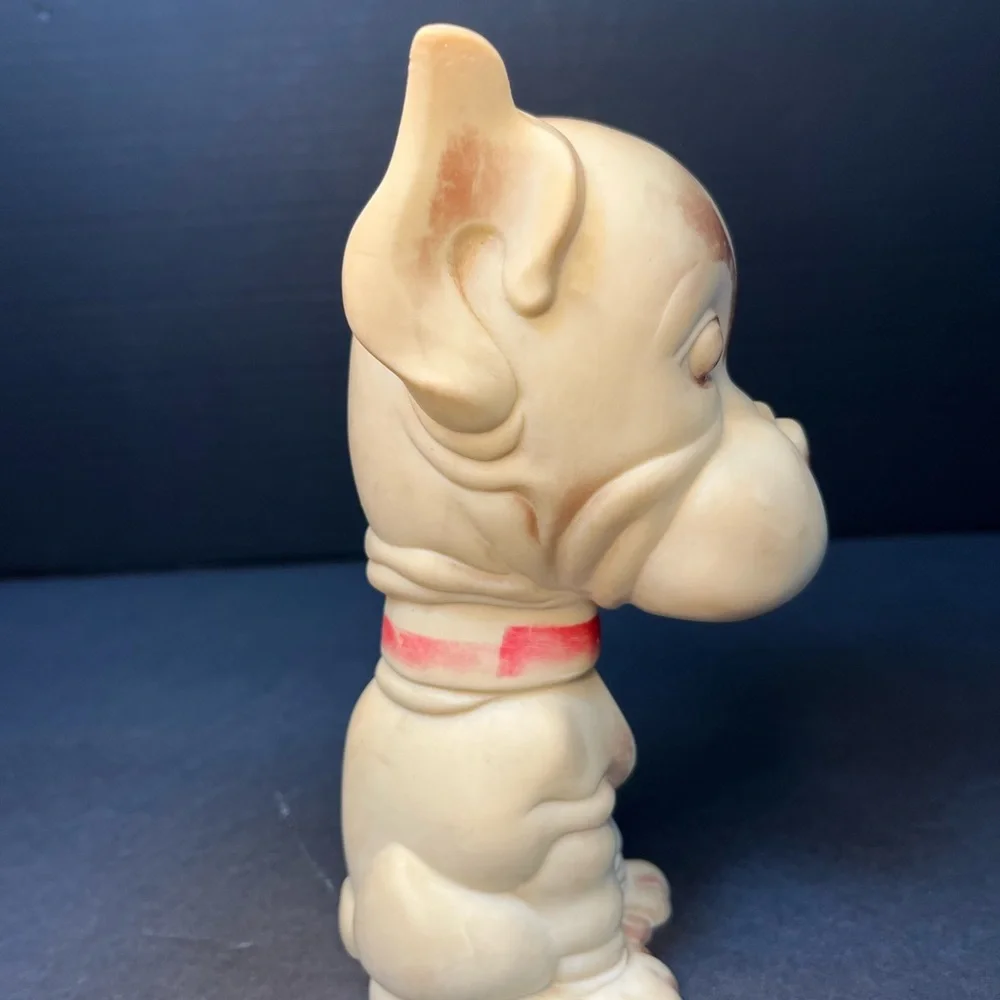 Vintage 1953 Rubber Latex Squeaky Bath Tub Toy Dog Kaysam 7